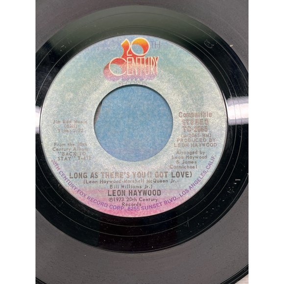 Leon Haywood Keep it in the Family / Long as There's You 45 Soul Record - Picture 4 of 4